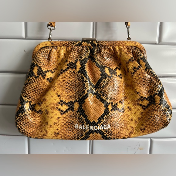 Balenciaga Snake Print Clutch - - Picture 12 of 13